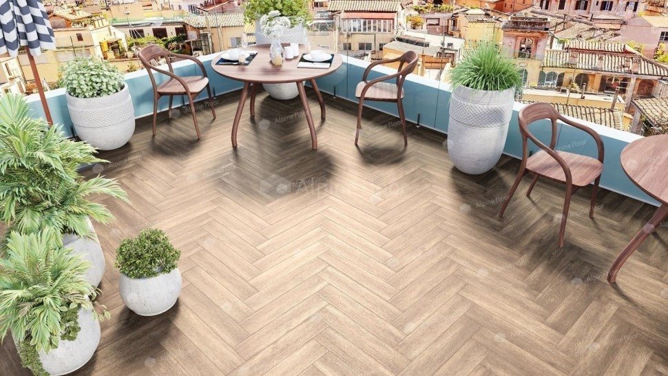 Виниловая плитка "Alpine Floor" Parquet LVT Макадамия (590*118*2,5 мм) — купить в Ульяновске