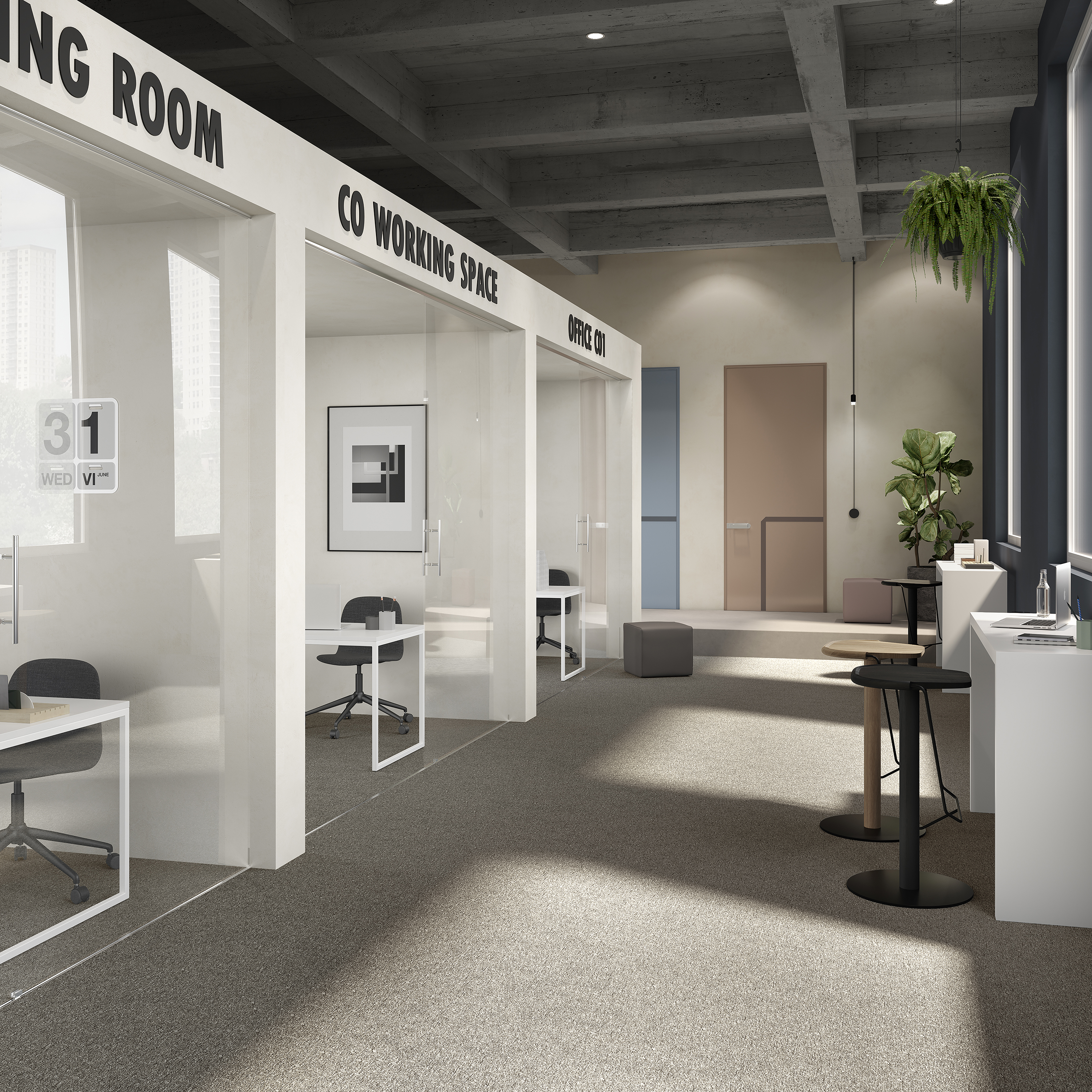 Ковровая плитка Medusa Tile 40 (500*500*5 мм) — купить в Ульяновске