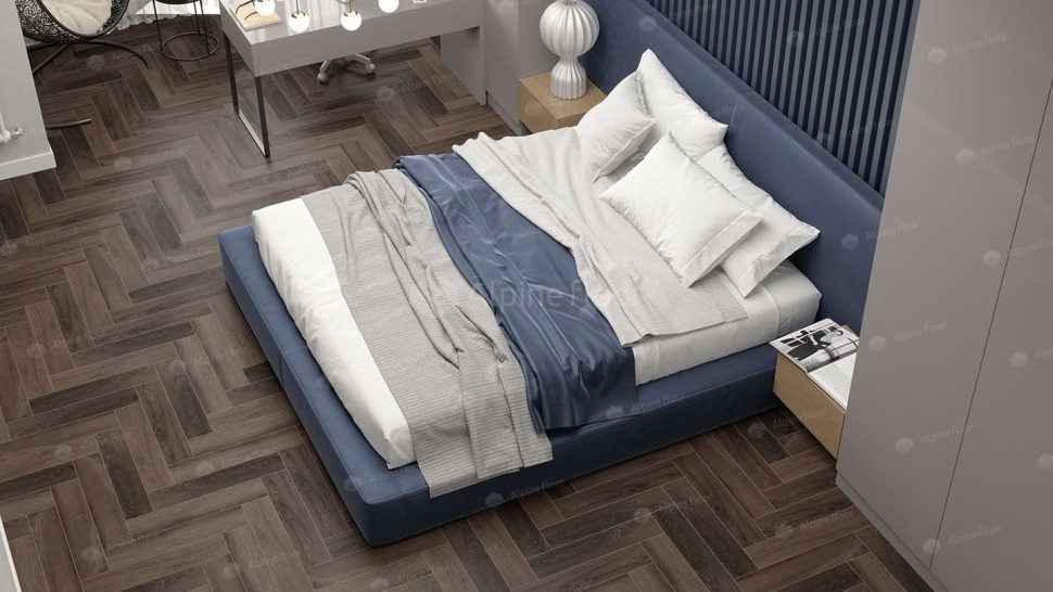 Виниловая плитка "Alpine Floor" Parquet LVT Фафнир (590*118*2,5 мм) — купить в Ульяновске