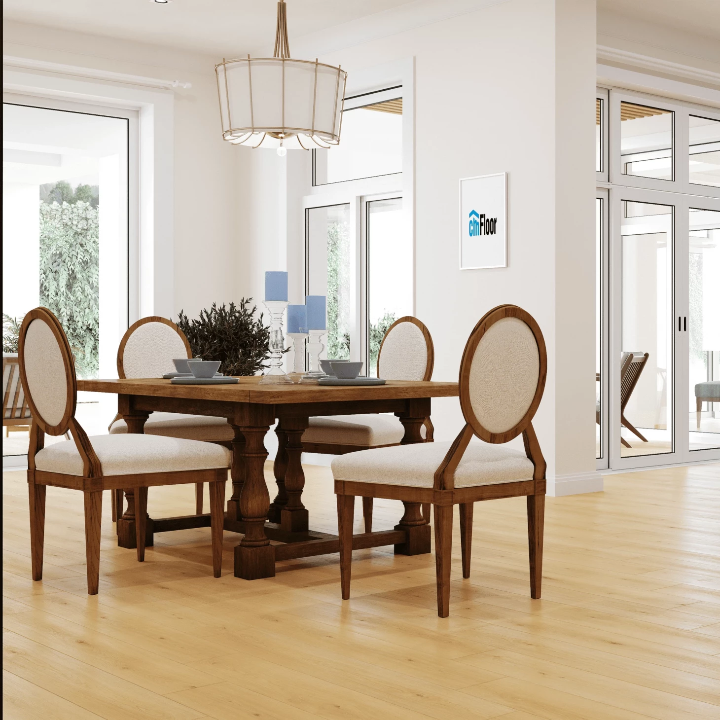 SPC плитка для пола Дуб Орегон (1220*180*4 мм) — купить в Ульяновске