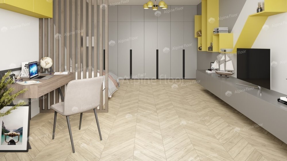 LVT плитка "Alpine Floor" Сонома (555*127*2,5 мм) — купить в Ульяновске