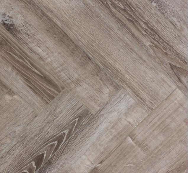 Виниловый ламинат SPC "Cronafloor" Herringbone Дуб Тулон (640*128*4,5 мм) — купить в Ульяновске