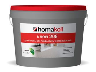 Клей для гибких напольных покрытий "Homakoll" 208 14 кг