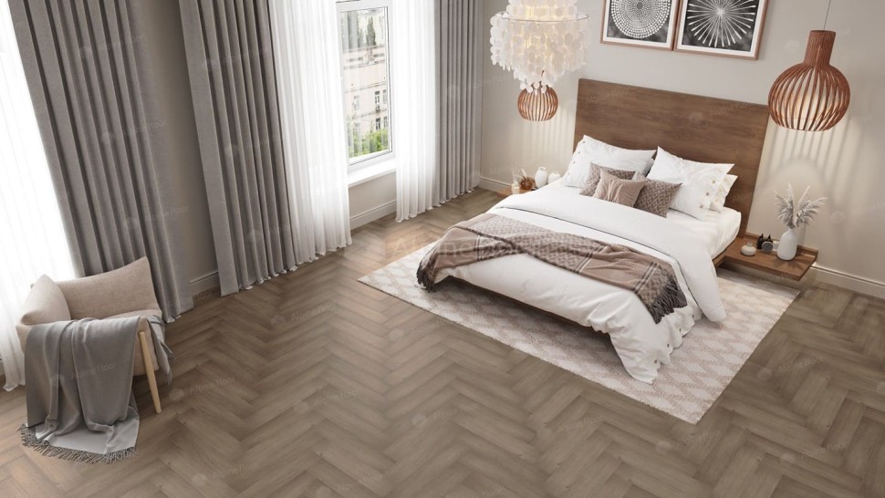 Виниловая плитка "Alpine Floor" Parquet LVT Дуб Насыщенный (590*118*2,5 мм) — купить в Ульяновске
