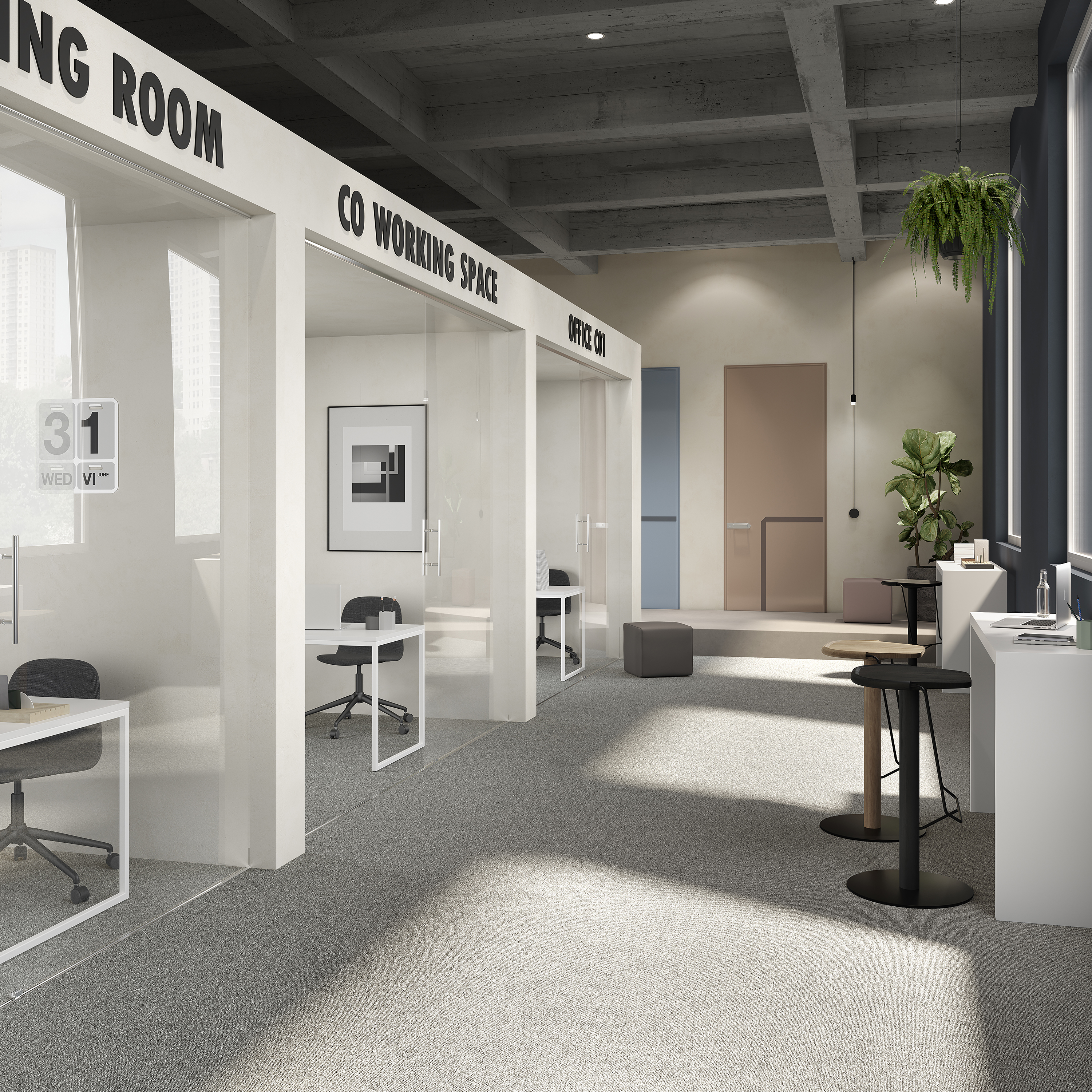 Ковровая плитка Medusa Tile 94 (500*500*5 мм) — купить в Ульяновске