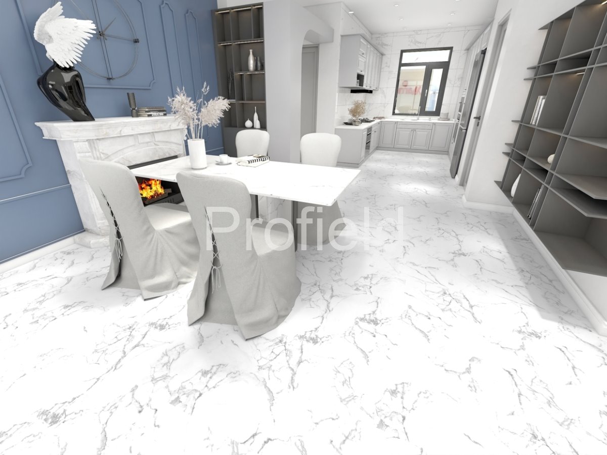 HSPC ламинат "Profield" Камень белый (610*305*5,5 мм) — купить в Ульяновске