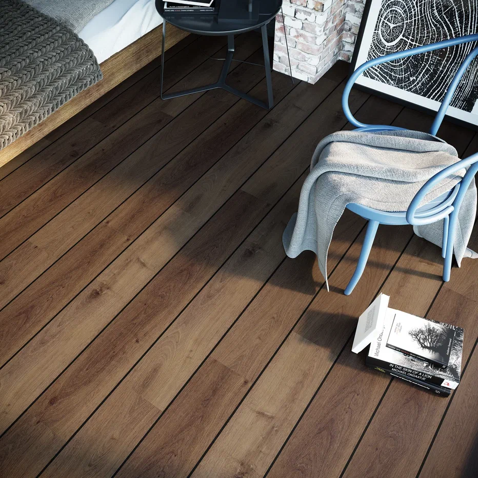 SPC ламинат "Invictus" Highland Oak Chocolate (1213*178*6мм) — купить в Ульяновске