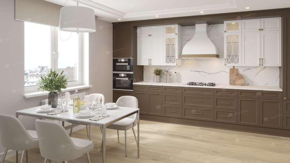 SPC Ламинат "Alpine Floor" Дуб капучино (1524*180*8 мм) — купить в Ульяновске