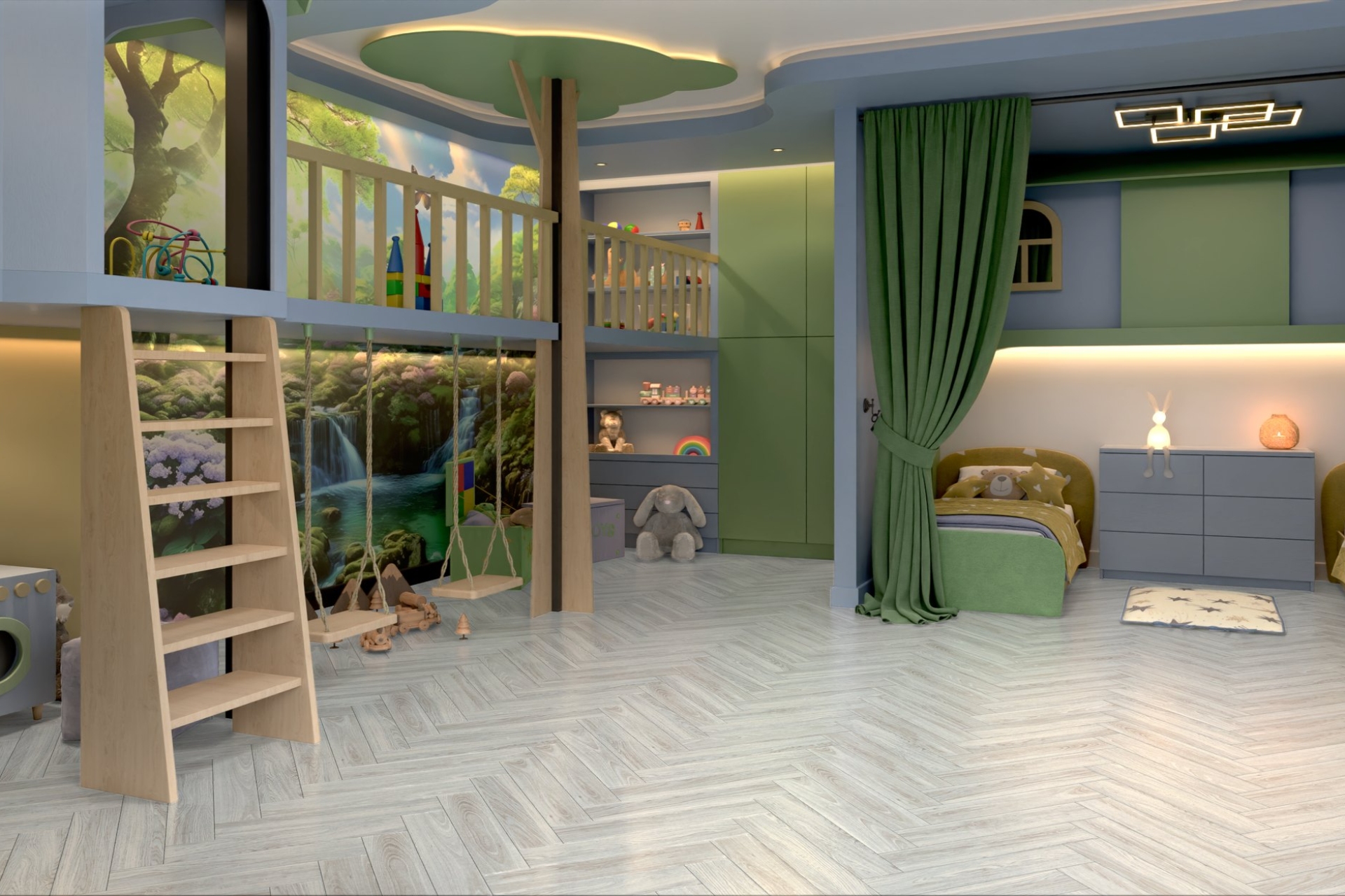 Инженерный паркет «Damy Floor» Ванильный (укладка елочкой) — купить в Ульяновске