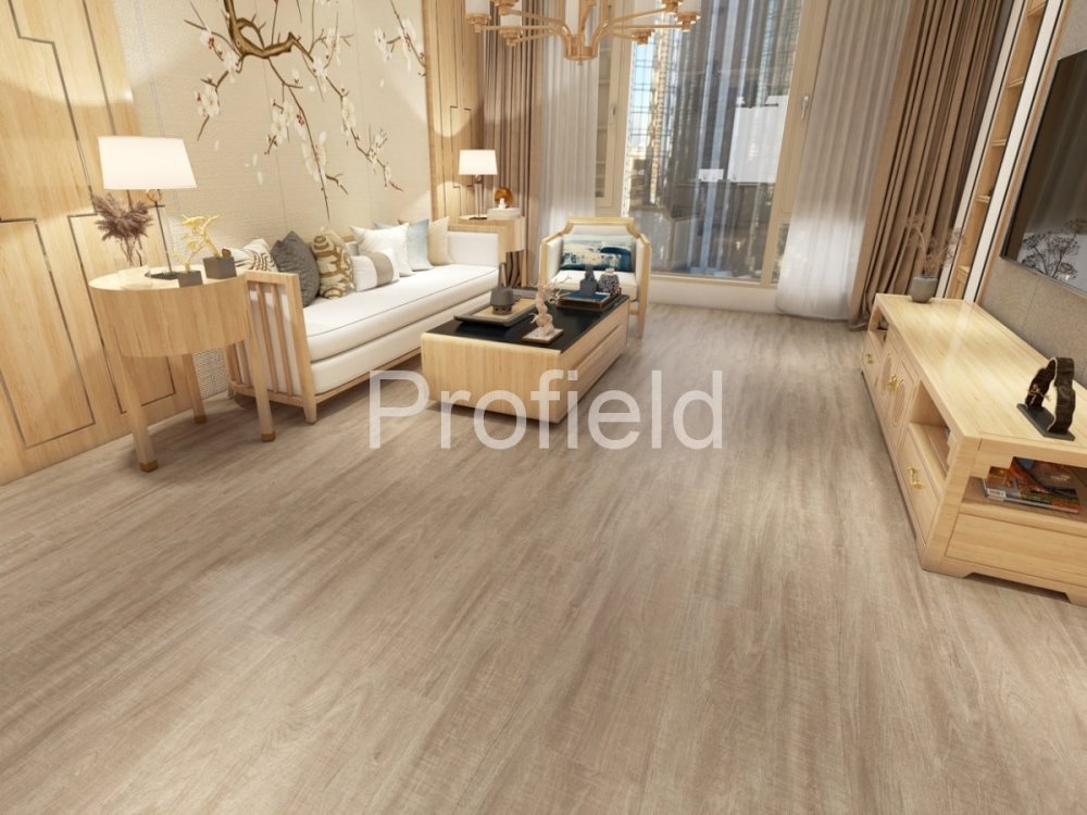 HSPC ламинат "Profield" Тик натуральный (1200*228*5,5 мм) — купить в Ульяновске