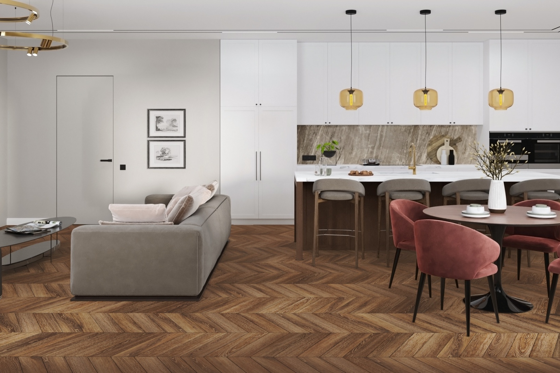 Усовершенствованная кварц-виниловая плитка «Damy Floor» Шайо (600*127*2,5 мм) — купить в Ульяновске