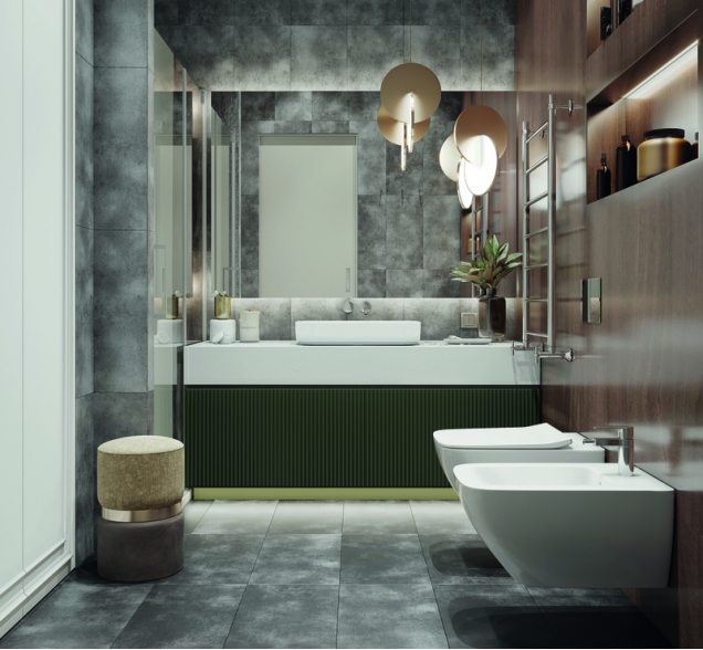 SPC ламинат "CronaFloor" Stone 4V Торнадо Серый (600*300*4 мм) — купить в Ульяновске