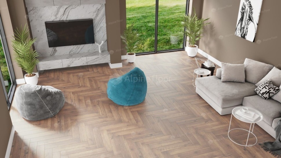 Виниловая плитка "Alpine Floor" Parquet LVT Дуб Royal (590*118*2,5 мм) — купить в Ульяновске