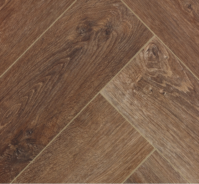 Виниловый ламинат SPC "Cronafloor" Herringbone Дуб Тулуза (640*128*4,5 мм) — купить в Ульяновске