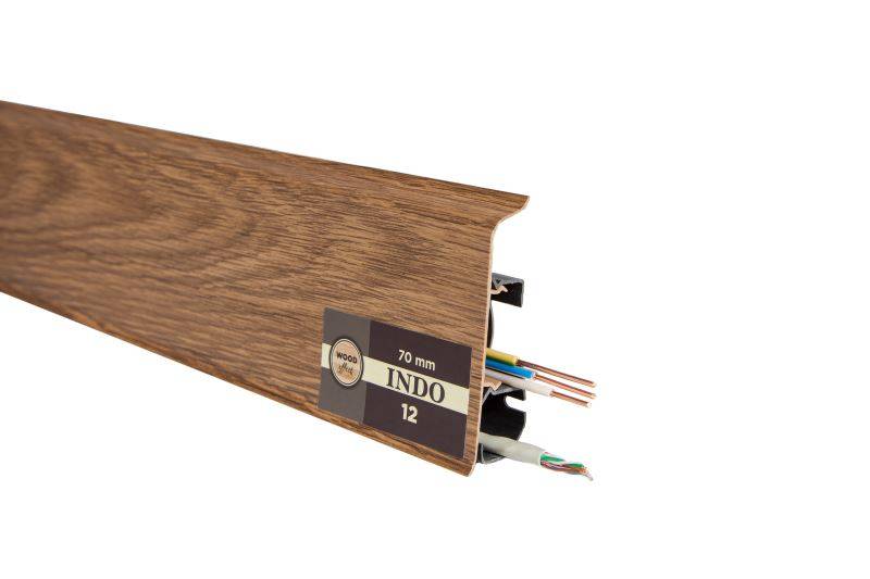 Плинтус "Arbiton" Indo Дуб Темный (2500*26*70 мм) — купить в Ульяновске