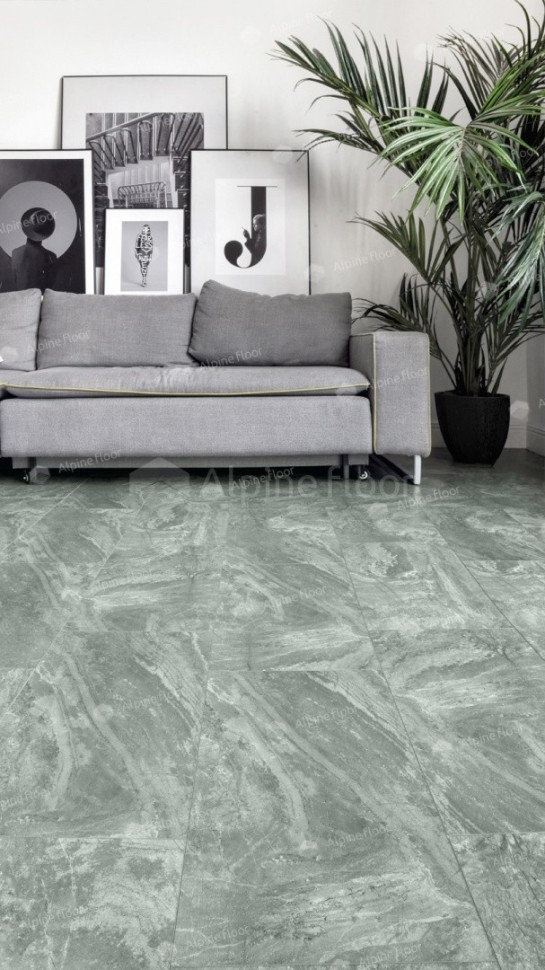 Виниловая плитка "Alpine Floor" Light Stone Хэмпшир (608*303*2,5 мм) — купить в Ульяновске