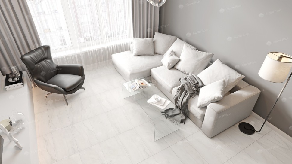 Виниловая плитка "Alpine Floor" Light Stone Брайс (608*303*2,5 мм) — купить в Ульяновске