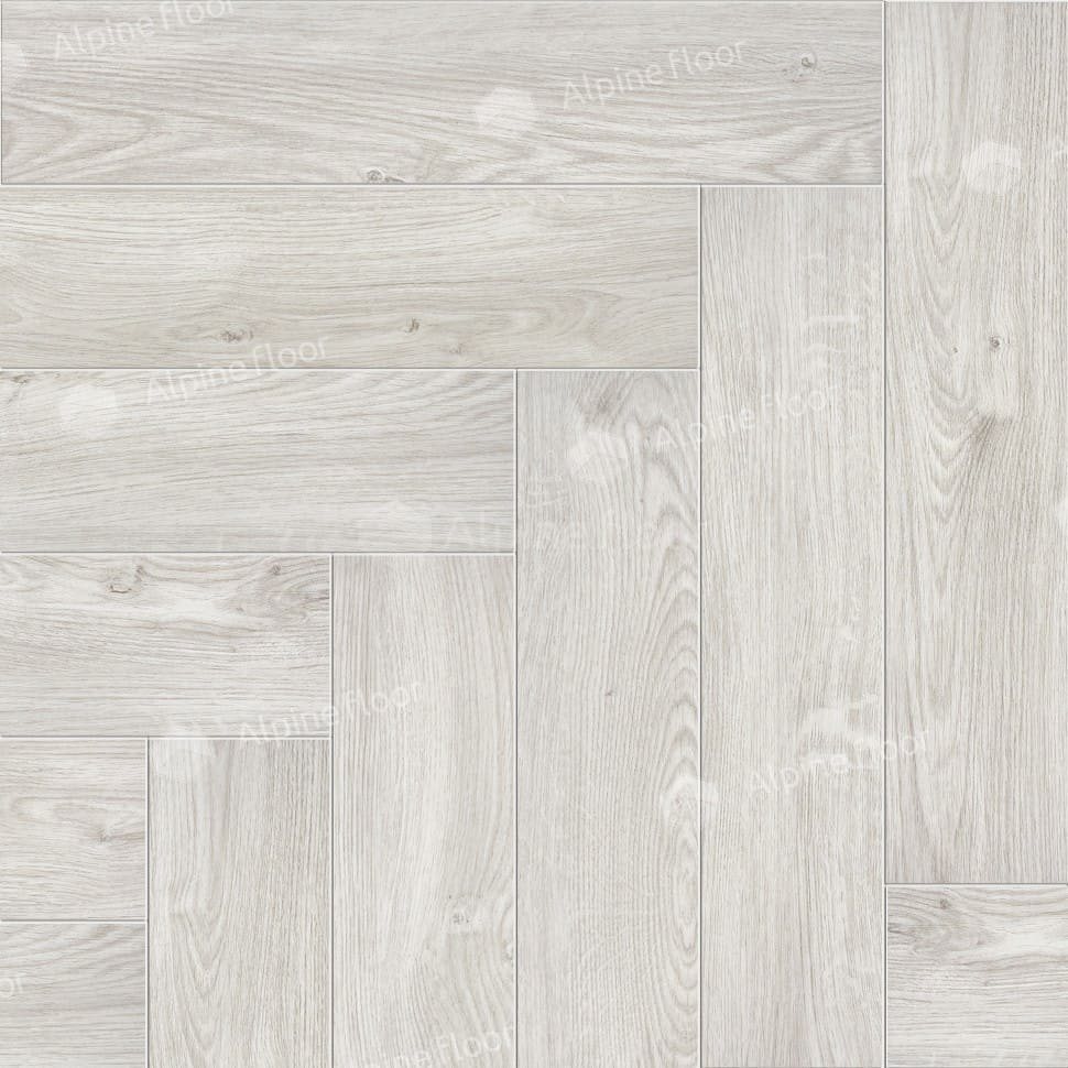 Виниловая плитка "Alpine Floor" Parquet LVT Снежный (590*118*2,5 мм) — купить в Ульяновске