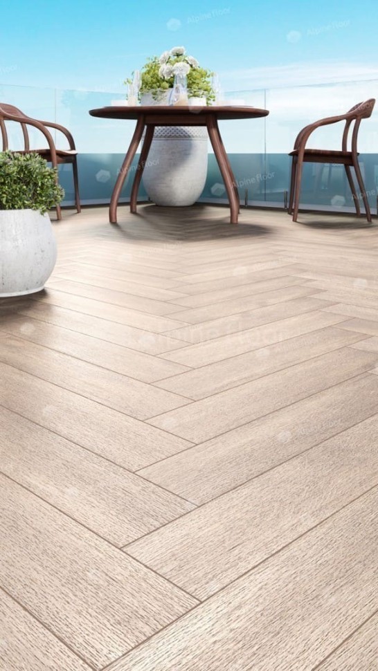 Виниловая плитка "Alpine Floor" Parquet LVT Макадамия (590*118*2,5 мм) — купить в Ульяновске