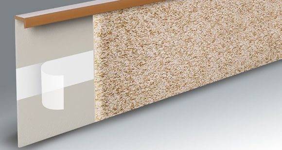 Плинтус для ковролина "Korner" Listwa зеленый (2500*13,8*50 мм) — купить в Ульяновске