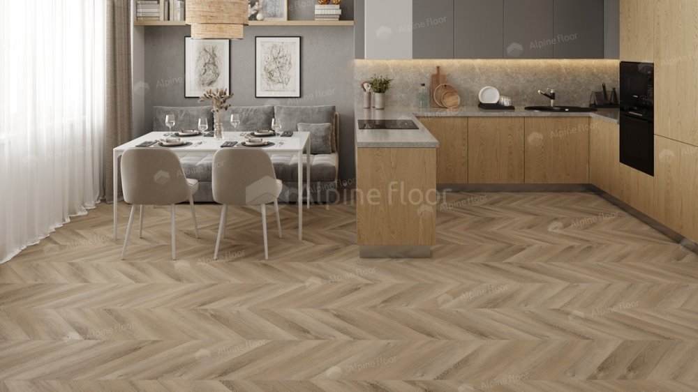 LVT плитка "Alpine Floor" Дуб Синистра (555*127*2,5 мм) — купить в Ульяновске
