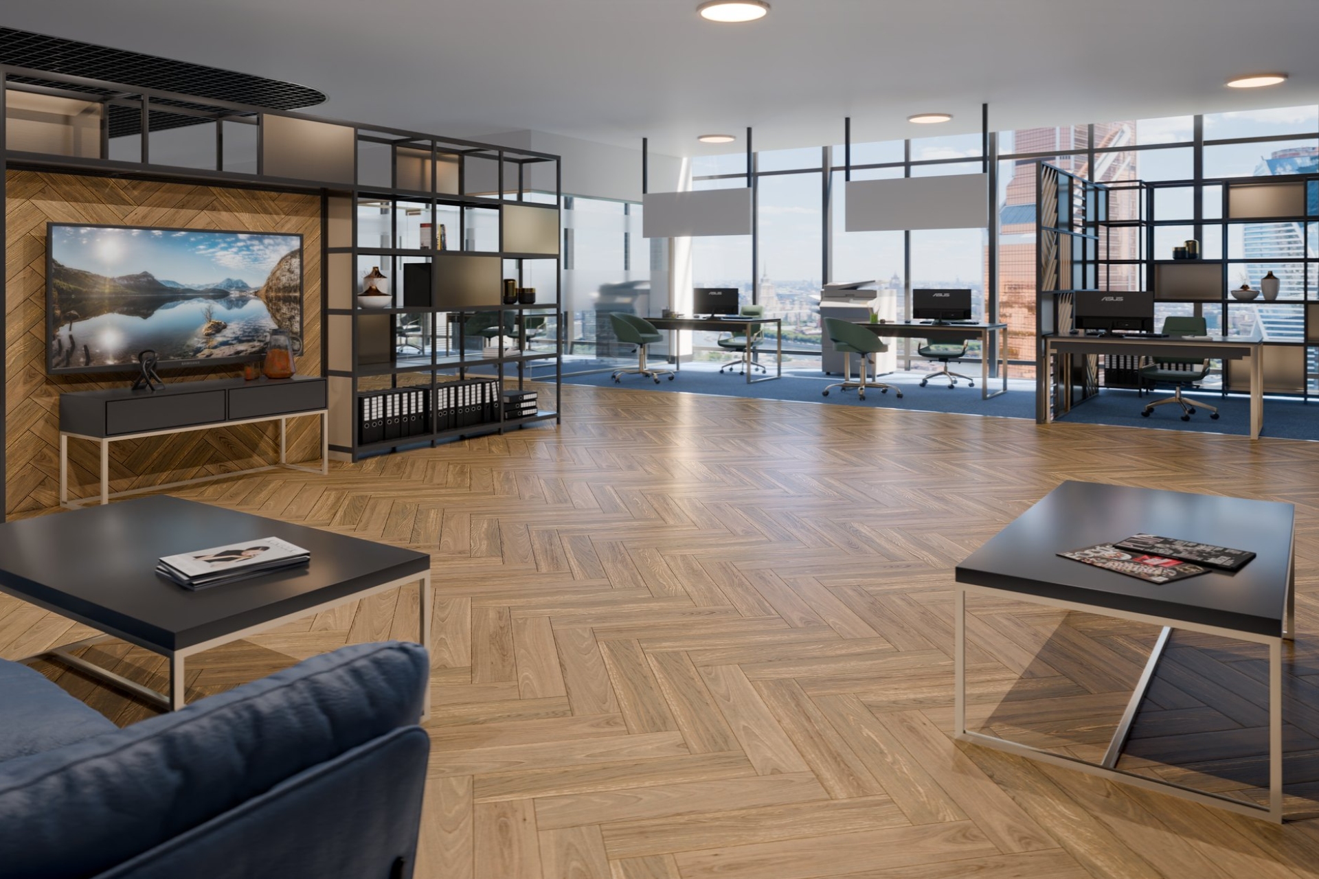 Инженерный паркет «Damy Floor» Натуральный (укладка елочкой) — купить в Ульяновске