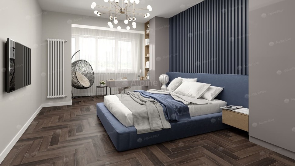 Виниловая плитка "Alpine Floor" Parquet LVT Фафнир (590*118*2,5 мм) — купить в Ульяновске