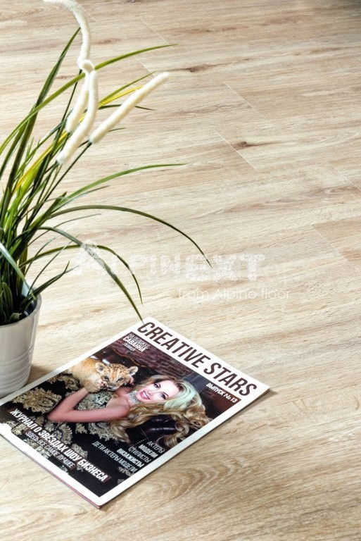 Замковая ПВХ плитка "Alpine Floor" Дуб Ваниль  (1220*183*4мм) — купить в Ульяновске
