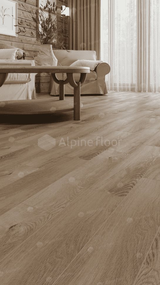 Виниловый ламинат "Alpine Floor" Parquet Light Дуб Синистра (600*125*4 мм) — купить в Ульяновске