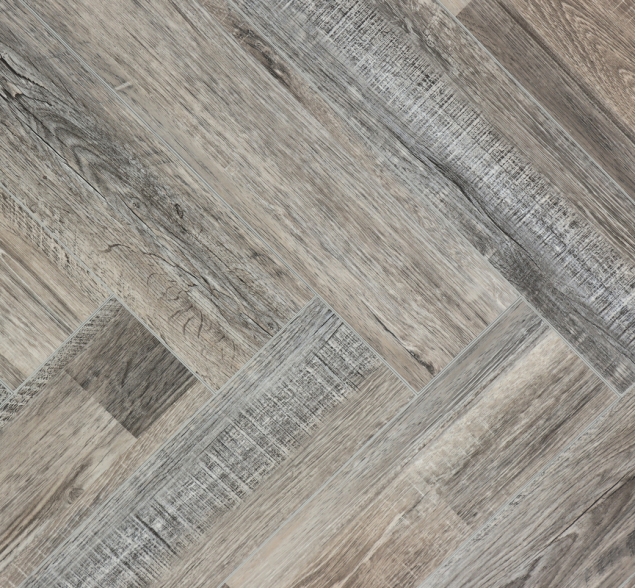 Виниловый ламинат SPC "Cronafloor" Herringbone Дуб Реймс (640*128*4,5 мм) — купить в Ульяновске