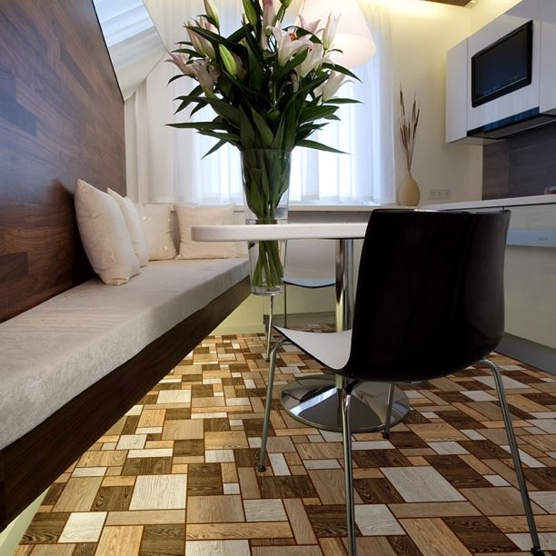 Линолеум бытовой "Комитекс" Печора Тетрис 862 (2,5м) — купить в Ульяновске