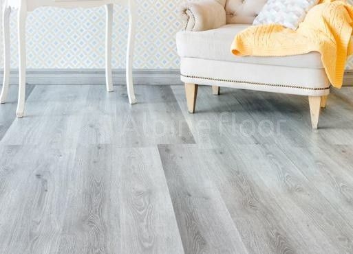 Кварцвиниловая плитка "Alpine Floor" Дуб Пепельный  (1219*184*2мм) — купить в Ульяновске