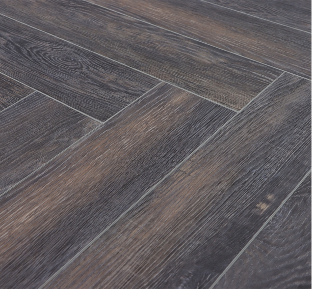Виниловый ламинат SPC "Cronafloor" Herringbone Дуб Бордо (640*128*4,5 мм) — купить в Ульяновске