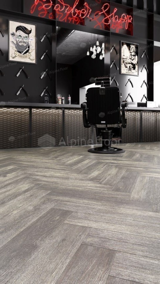Виниловая плитка "Alpine Floor" Parquet LVT Венге Грей (590*118*2,5 мм) — купить в Ульяновске