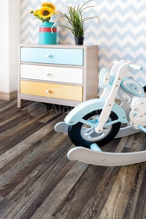 Кварцвиниловая плитка "Alpine Floor" Орех Состаренный (1219*184*3мм) — купить в Ульяновске