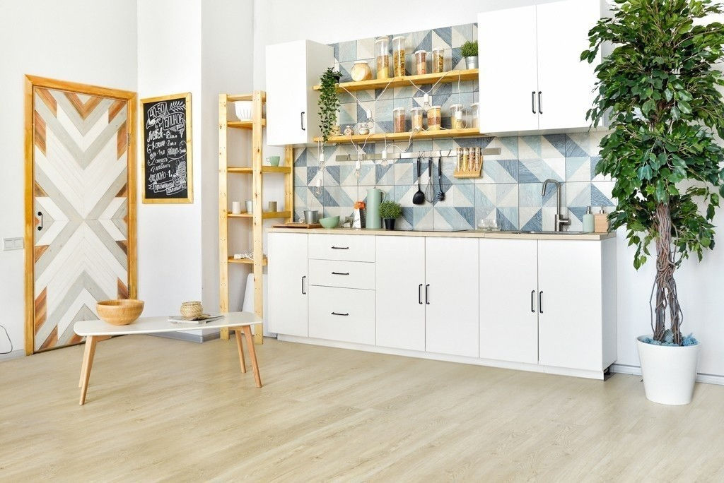 Замковая ПВХ плитка Секвойя Медовая  (1219*184*3,2мм) — купить в Ульяновске