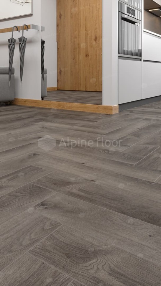 Виниловая плитка "Alpine Floor" Parquet LVT Дуб Мерга (590*118*2,5 мм) — купить в Ульяновске