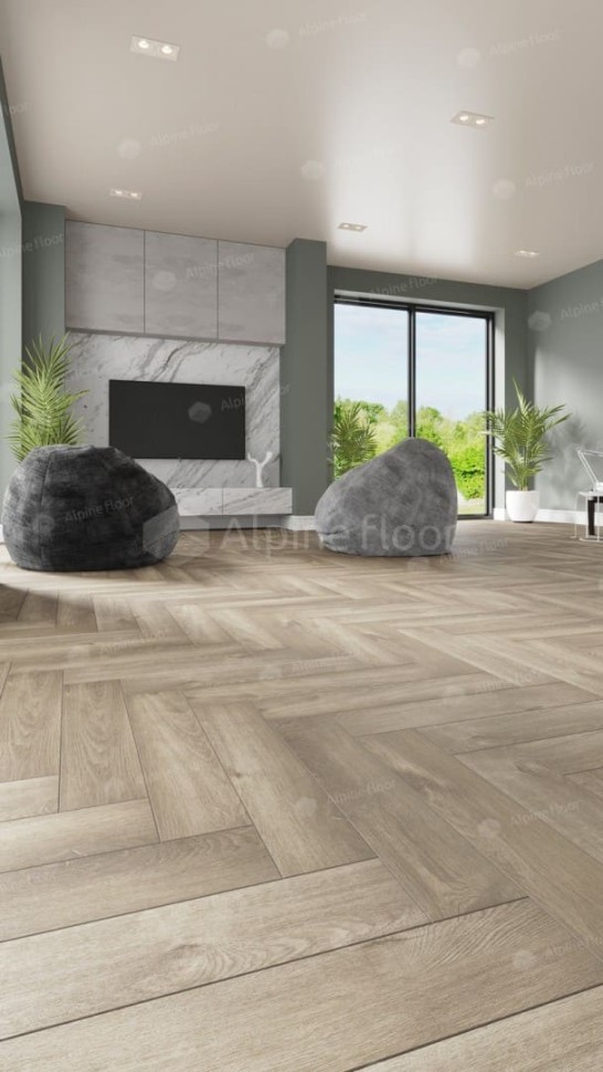 Виниловая плитка "Alpine Floor" Parquet LVT Дуб Натуральный Отбеленный (590*118*2,5 мм) — купить в Ульяновске