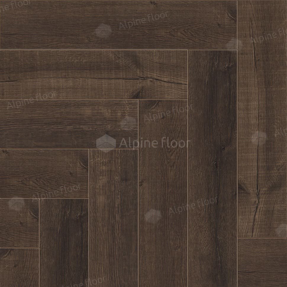 Виниловая плитка "Alpine Floor" Parquet LVT Дуб Альферац (590*118*2,5 мм) — купить в Ульяновске