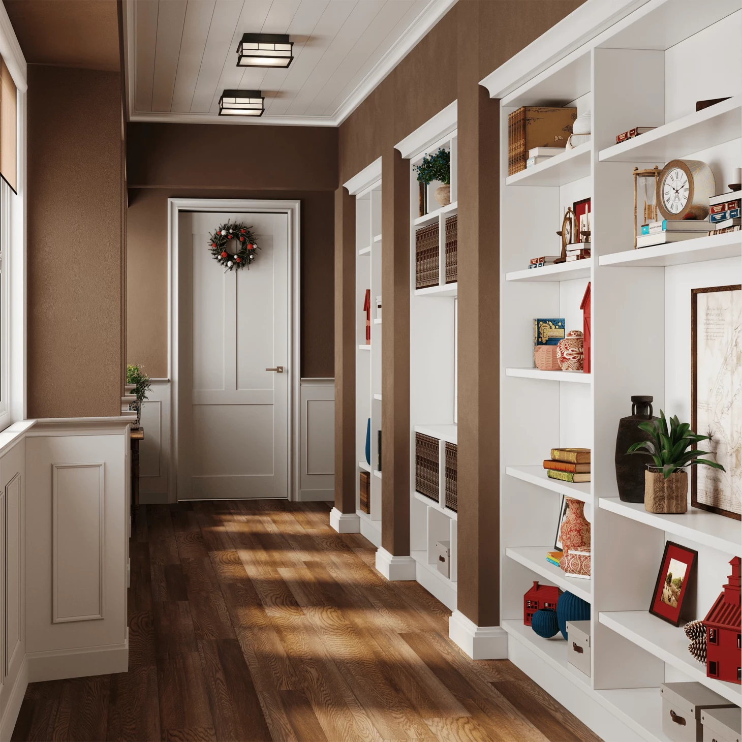 SPC плитка для пола Орех (1220*180*4 мм) — купить в Ульяновске