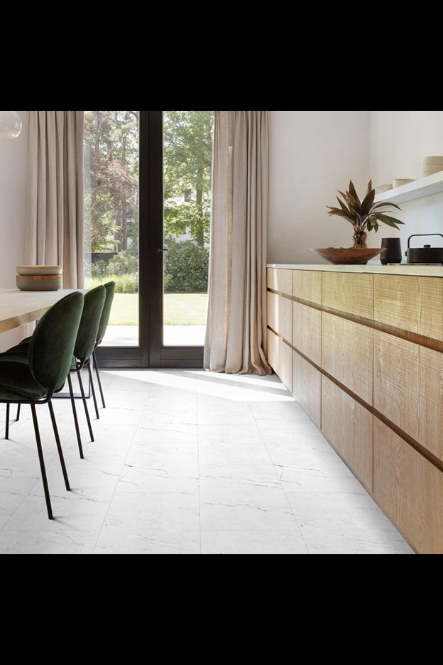 Замковая ПВХ плитка Carrara Marble 112 (610*303*5 мм) — купить в Ульяновске