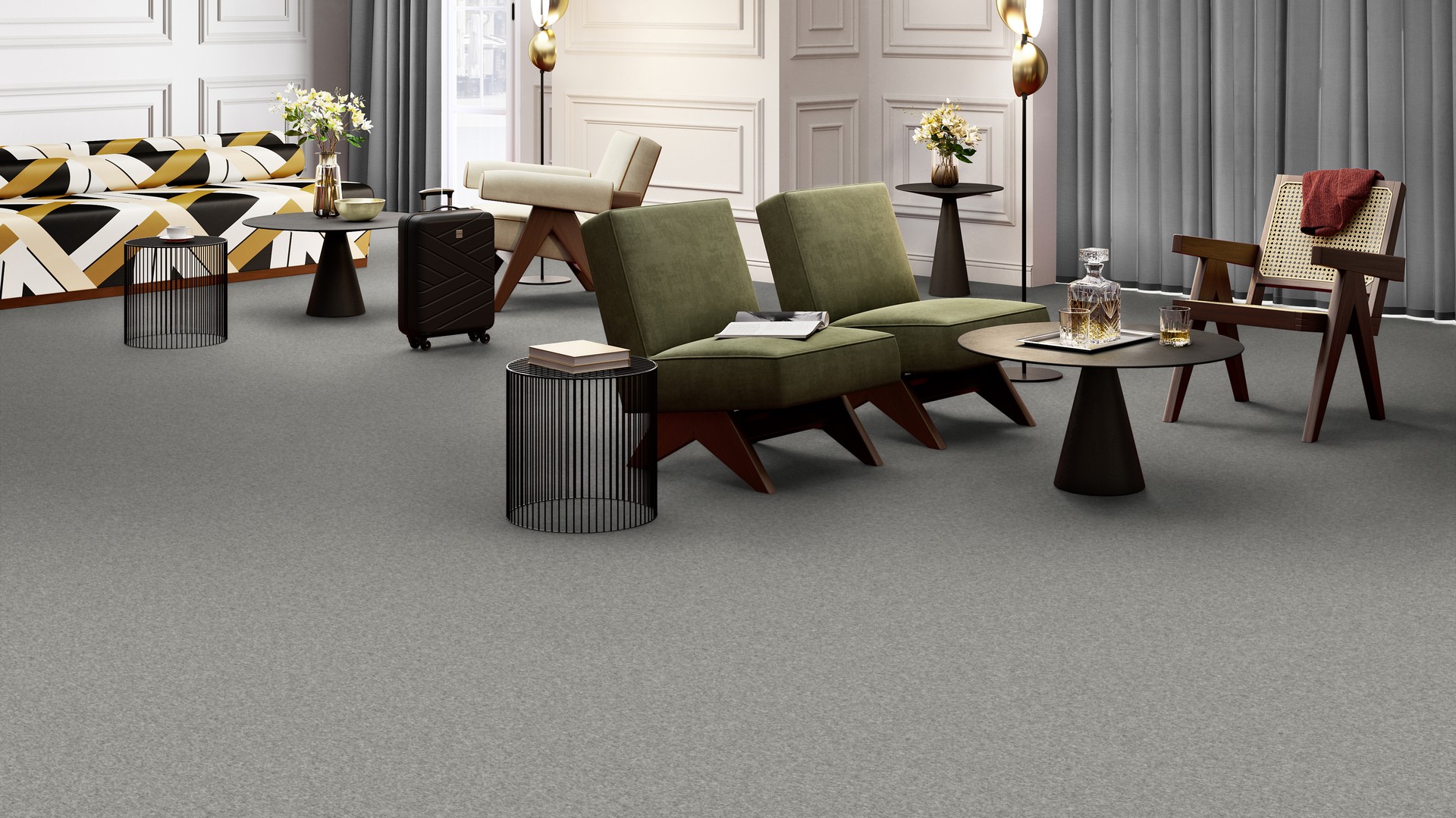 Ковровая плитка Medusa Tile 94 (500*500*5 мм) — купить в Ульяновске