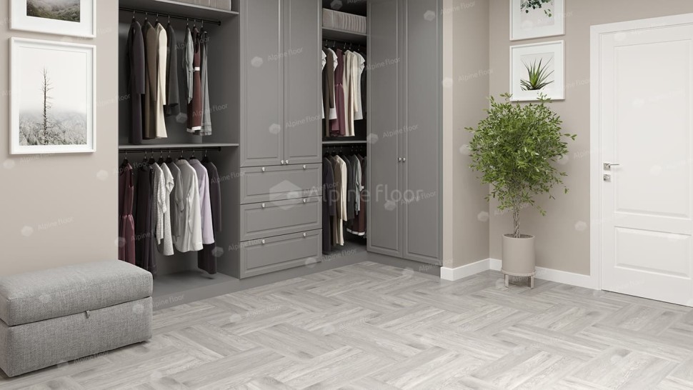 Виниловая плитка "Alpine Floor" Parquet LVT Дуб Полис (590*118*2,5 мм) — купить в Ульяновске