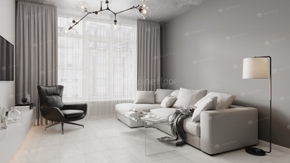 Виниловая плитка "Alpine Floor" Light Stone Брайс (608*303*2,5 мм) — купить в Ульяновске