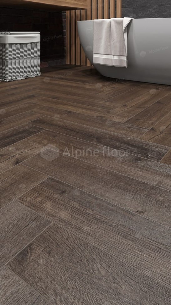 Виниловая плитка "Alpine Floor" Parquet LVT Дуб Альферац (590*118*2,5 мм) — купить в Ульяновске