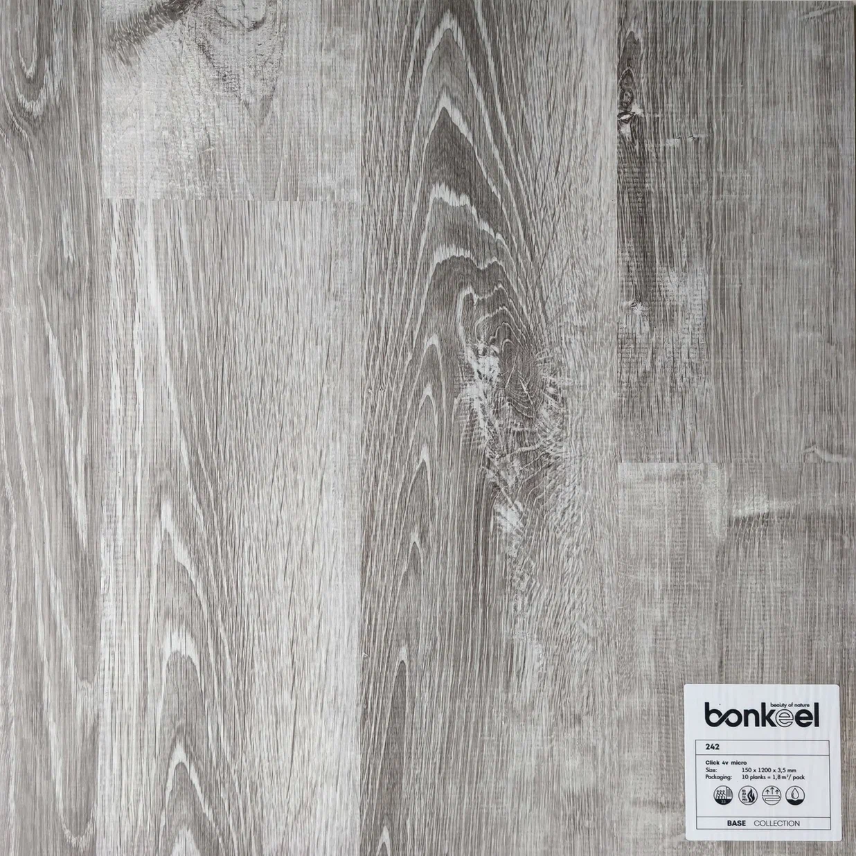 Плитка ПВХ "Bonkeel" Base New 242 (1220*150*3,5 мм) — купить в Ульяновске