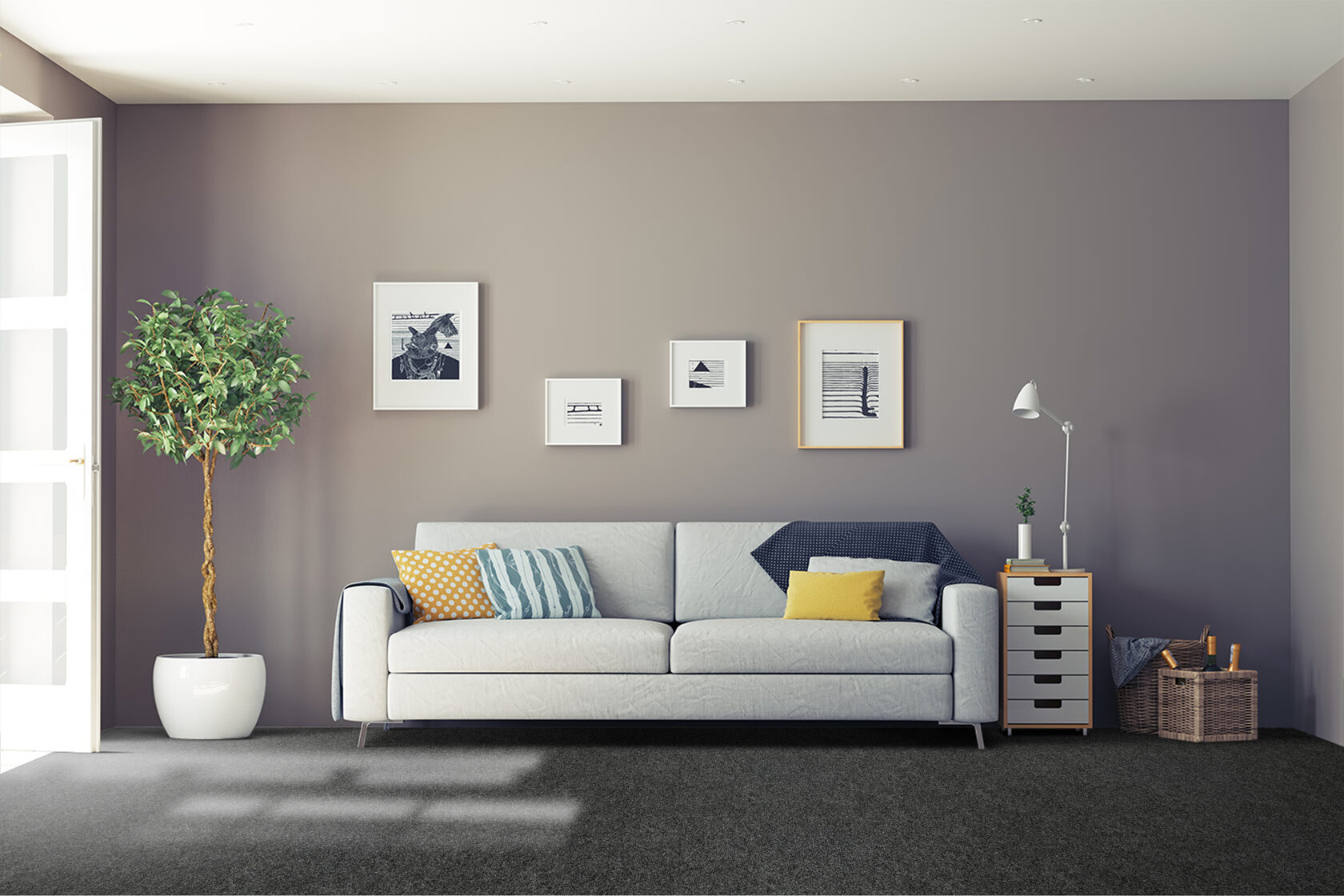 Ковровое покрытие "Bonkeel" Color Rib Ebony 98 (ширина 1м/3м/4м) — купить в Ульяновске