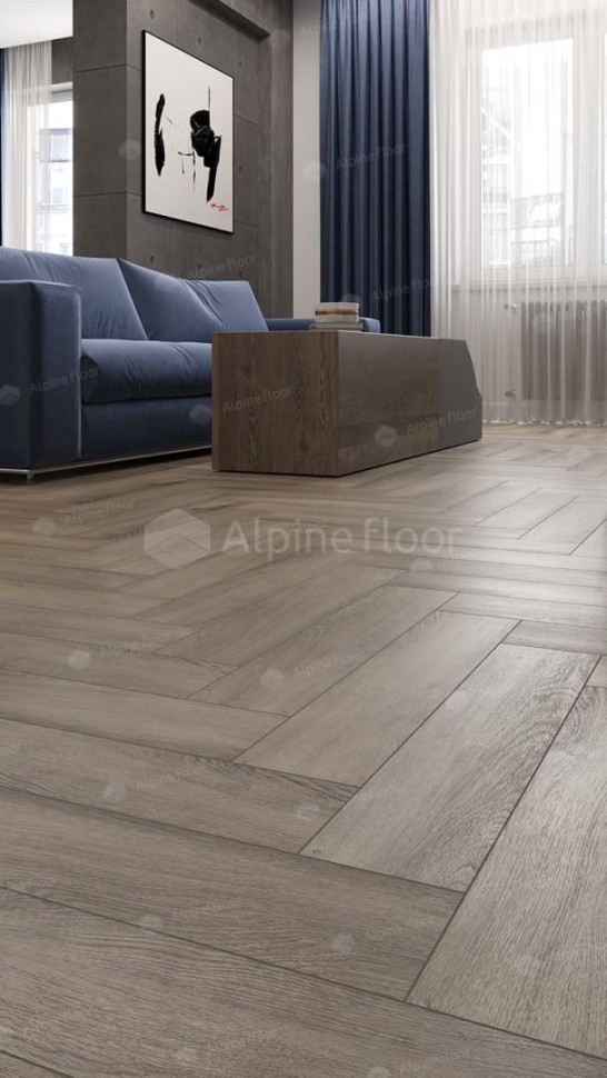 Виниловая плитка "Alpine Floor" Parquet LVT Дуб Исида (590*118*2,5 мм) — купить в Ульяновске