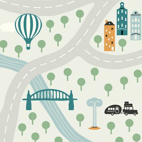 Линолеум бытовой "IVC" Neo Karta 82 (3м) — купить в Ульяновске