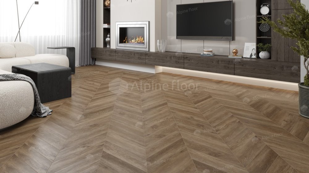 LVT плитка "Alpine Floor" Макадамия (555*127*2,5 мм) — купить в Ульяновске